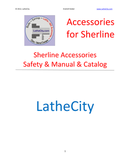 Accessories for Sherline