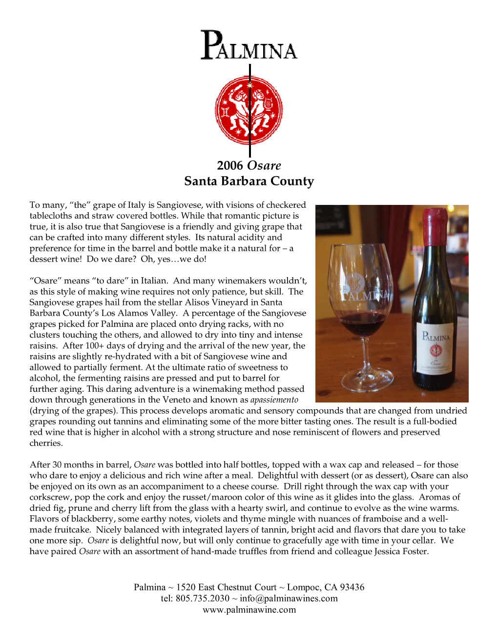 2006 Osare Santa Barbara County