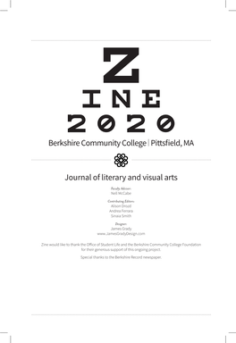 Pittsfield, MA Journal of Literary and Visual Arts