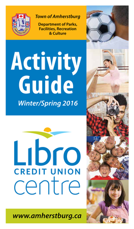 Activity Guide Winter/Spring 2016