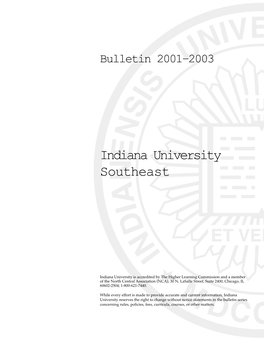 Bulletin 2001–2003