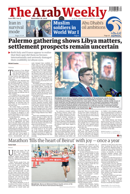 Palermo Gathering Shows Libya Matters, Settlement Prospects