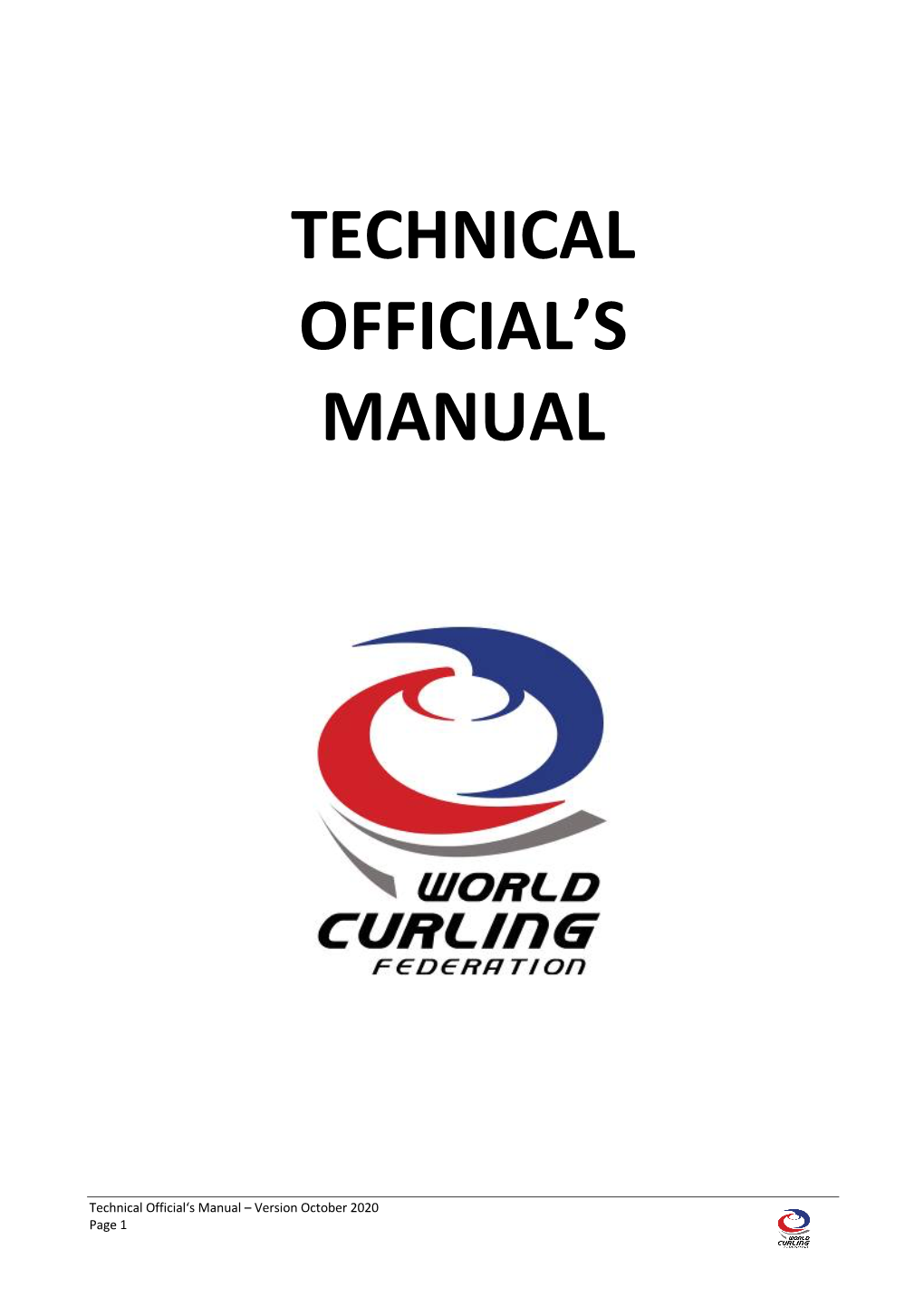 WCF Technical Official's Manual