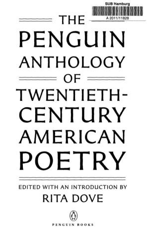 Penguin Anthology = of = Twentieth- Century American Poetry