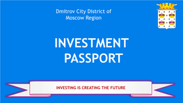 Dmitrov City District of Moscow Region