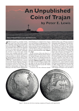 An Unpublished Coin of Trajan an Unpublished Unpublished Coin Of
