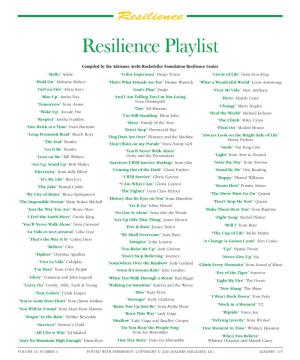 Resilience Playlist