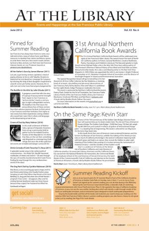 31St Annual Northern California Book Awards Get Social!