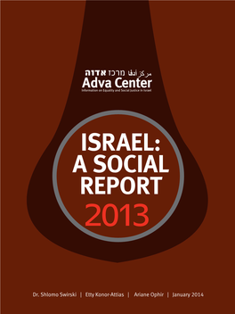 Israel: a Social Report 2013