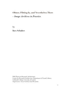 Image Archives in Practice by Ines Schaber