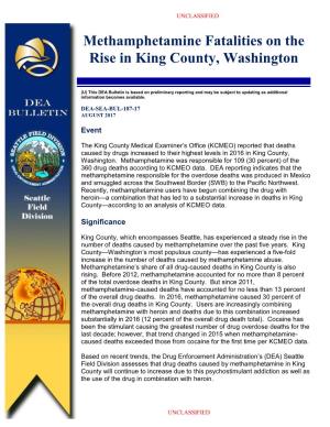 Methamphetamine Fatalities on the Rise in King County, Washington