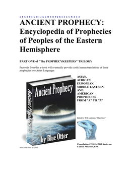 Encyclopedia of Prophecies of Peoples of the Eastern Hemisphere