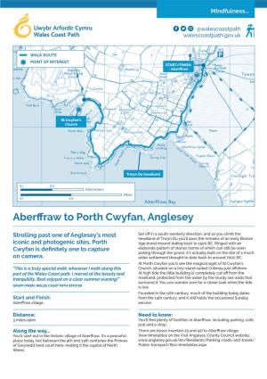 Aberffraw to Porth Cwyfan Itinerary
