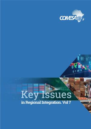 Key Issues in Regional Integration