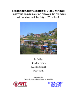 Improving Communication Between the Residents of Katutura and the City of Windhoek