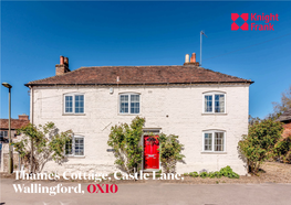 Thames Cottage, Castle Lane, Wallingford, OX10 a Delightful House in the Centre of Wallingford Within a Short Distance of the River and Wallingford Bridge