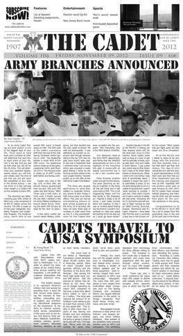 Cadets Travel to Ausa Symposium