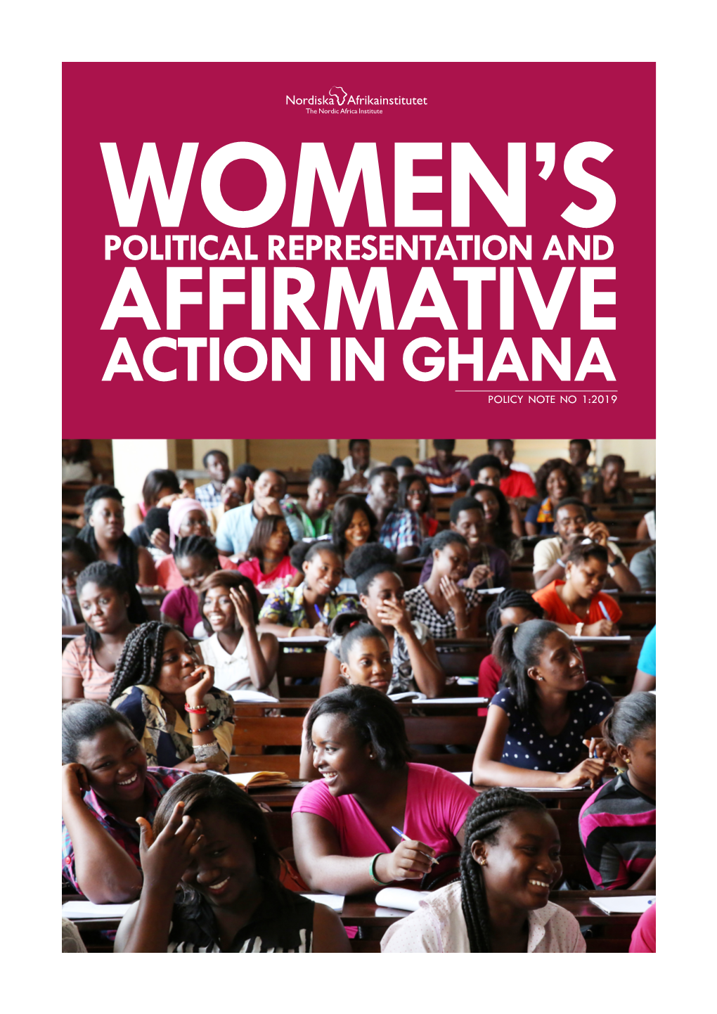 Women's Political Representation and Affirmative Action in Ghana