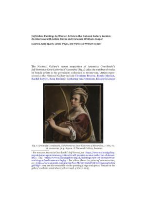 [In]Visible: Paintings by Women Artists in the National Gallery, London: An