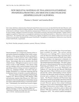 From the Late Miocene-Early Pliocene (Hemphillian) of California