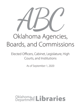 Oklahoma Agencies, Boards, and Commissions