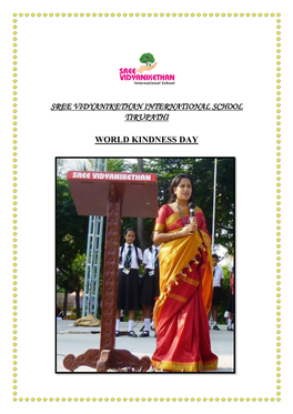 Sree Vidyanikethan International School Tirupathi