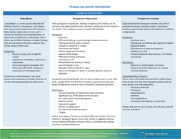 Perinatal Mood Disorders