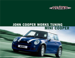 John Cooper Works Tuning MINI Cooper Brochure