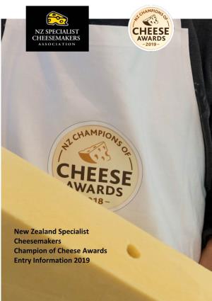 New Zealand Specialist Cheesemakers Champion Of