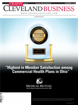 “Highest in Member Satisfaction Among Commercial Health Plans in Ohio”