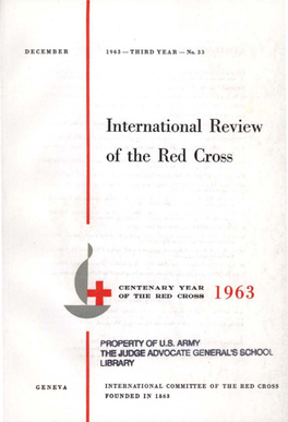 International Review of the Red Cross