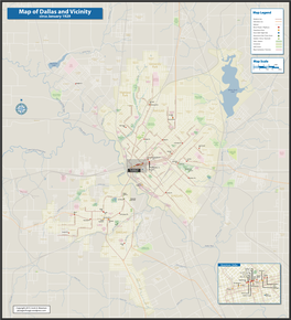 Map of Dallas and Vicinity N