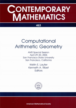 Contemporary Mathematics 463