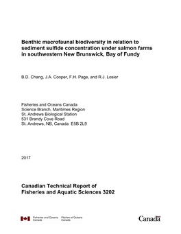 Relationships Between Benthic Macrofaunal Abundance And