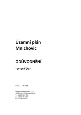 Územní Plán Mnichovic