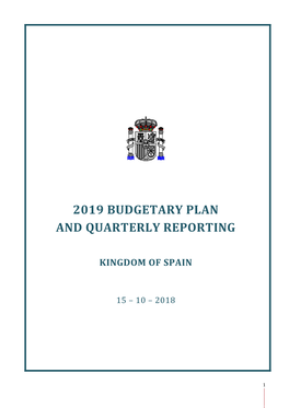 Budgetary Plan 2019