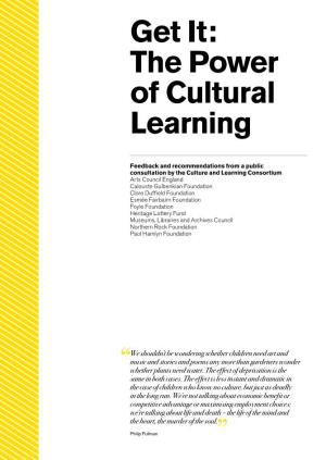 Get It: the Power of Cultural Learning, 2009