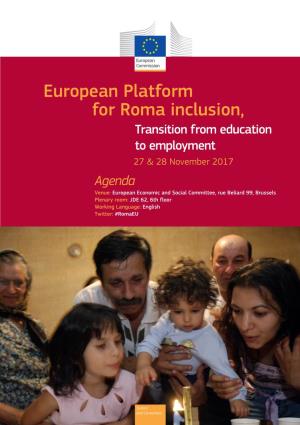 European Platform for Roma Inclusion