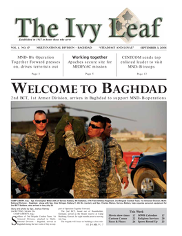 BAGHDAD “Steadfast and Loyal” September 3, 2006