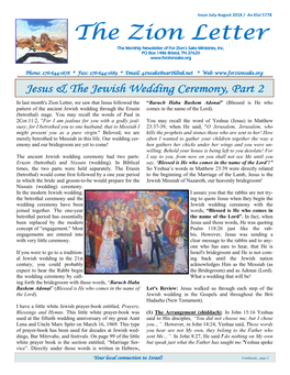 Jesus & the Jewish Wedding Ceremony Pt.2