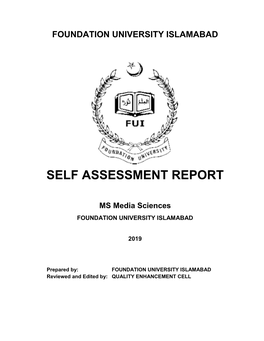 Self Assessment Report