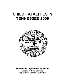 Child Fatalities in Tennessee 2009