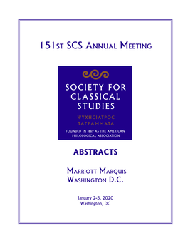 ABSTRACTS Sc S a 2020