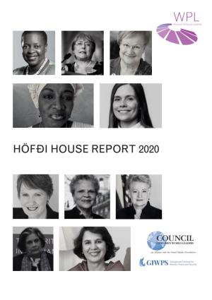 Höfði House Report 2020
