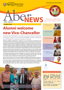 Alumni Welcome New Vice-Chancellor