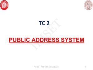 Public Address System Iriset
