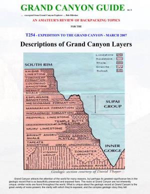 GRAND CANYON GUIDE No. 6