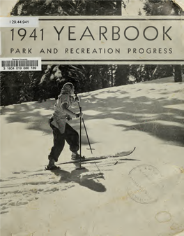 1941 Yearbook: Park and Recreation Progress