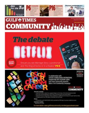 P4-5 2 GULF TIMES Monday, September 9, 2019 COMMUNITY ROUND & ABOUT