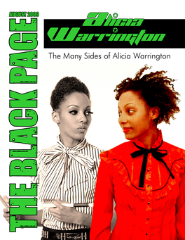 Alicia Warrington Arrington a Licia Licia the BLACK PAGE 3Rd Anniversary Edition: Dedicated to James Forbes Chapin